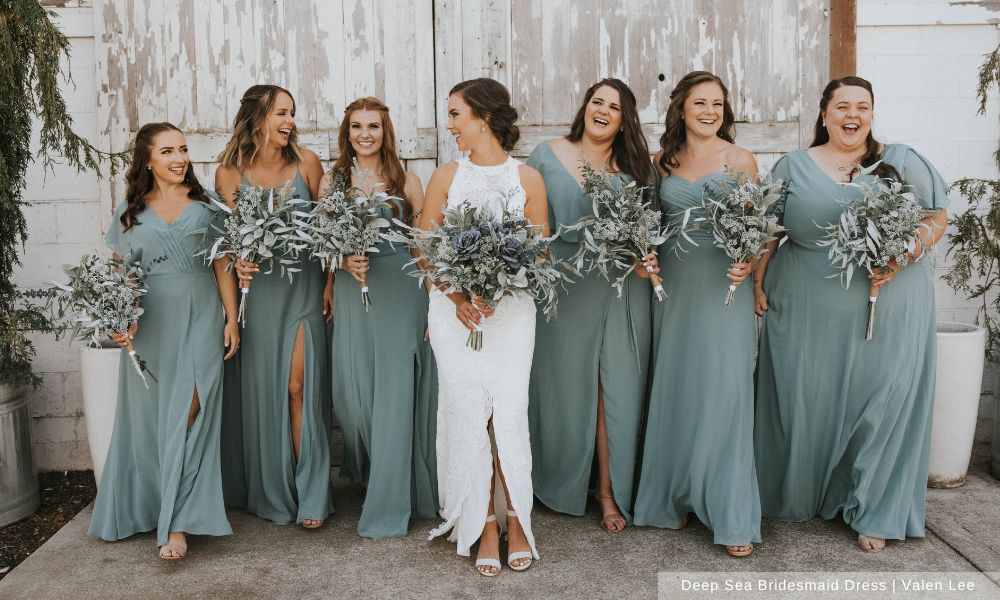 modest bridesmaid dress